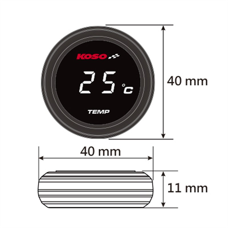 Bộ Cảm Biến Nhiệt Độ Nước Hình Tròn Chuyên Dụng Cho Xe Mô Tô Yamaha Y15ZR LC135 RS150 NVX155