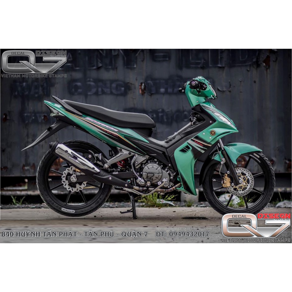 TEM RỜI EXCITER 2010 XANH LỤC BẢO