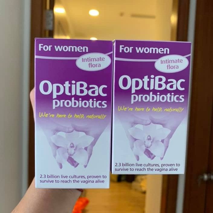 Men Vi Sinh Optibac Tím UK - HÀNG CHÍNH HÃNG