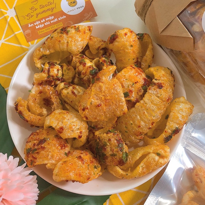 Da heo mắm hành hủ 150g thơm ngon đậm đà vị mắm hành ăn là ghiền | Ăn Vặt Jamay Food