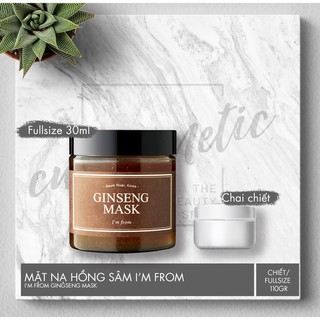 Mặt nạ dưỡng da I'M FROM GINSENG MASK