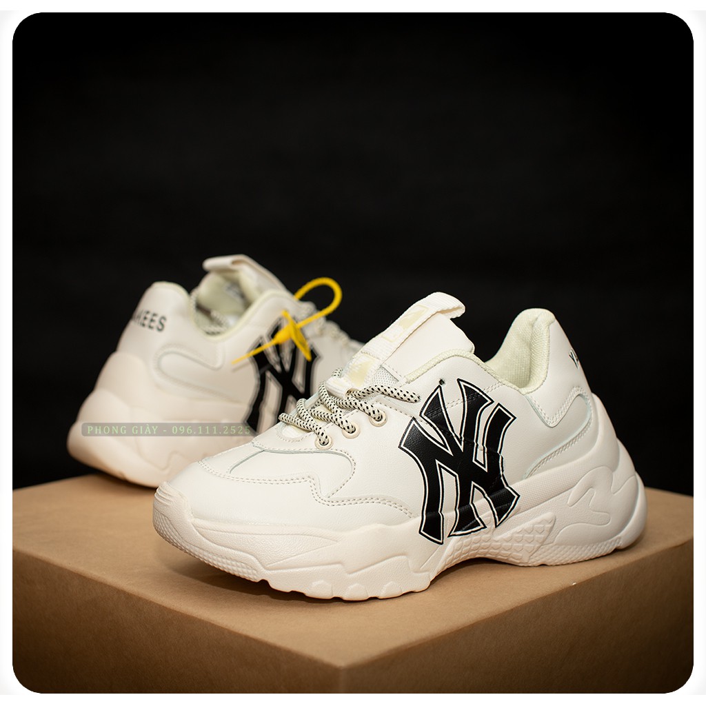 [HOT TREND] GIÀY SNEAKER NAM NỮ MLB NY CHỮ ĐEN | BigBuy360 - bigbuy360.vn