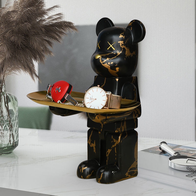 Khay Đựng Chìa Khóa Hình Gấu Độc Đáo Trang Trí Nhà Cửa DIY