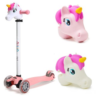 Đầu ngựa Unicorn trang trí xe scooter xinh xắn