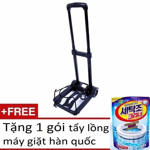 Xe kéo gấp gọn tải trọng 40kg TI320 (Đen) + Tặng 1 gói tẩy lồng máy giặt