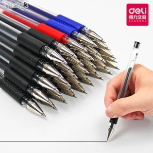 1 cây Bút Bi Gel Deli 6600S 0,5MM Màu xanh/ đỏ/ đen