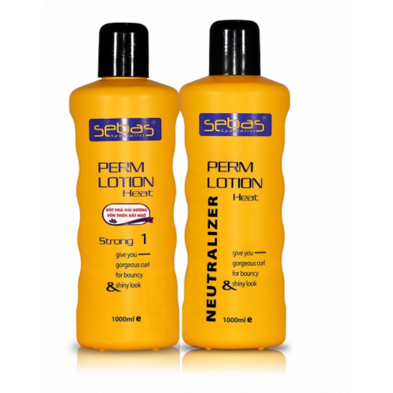 [Chính hãng]{Giá rẻ} Cặp Thuốc uốn tóc Sebas Perm 1000mlx2