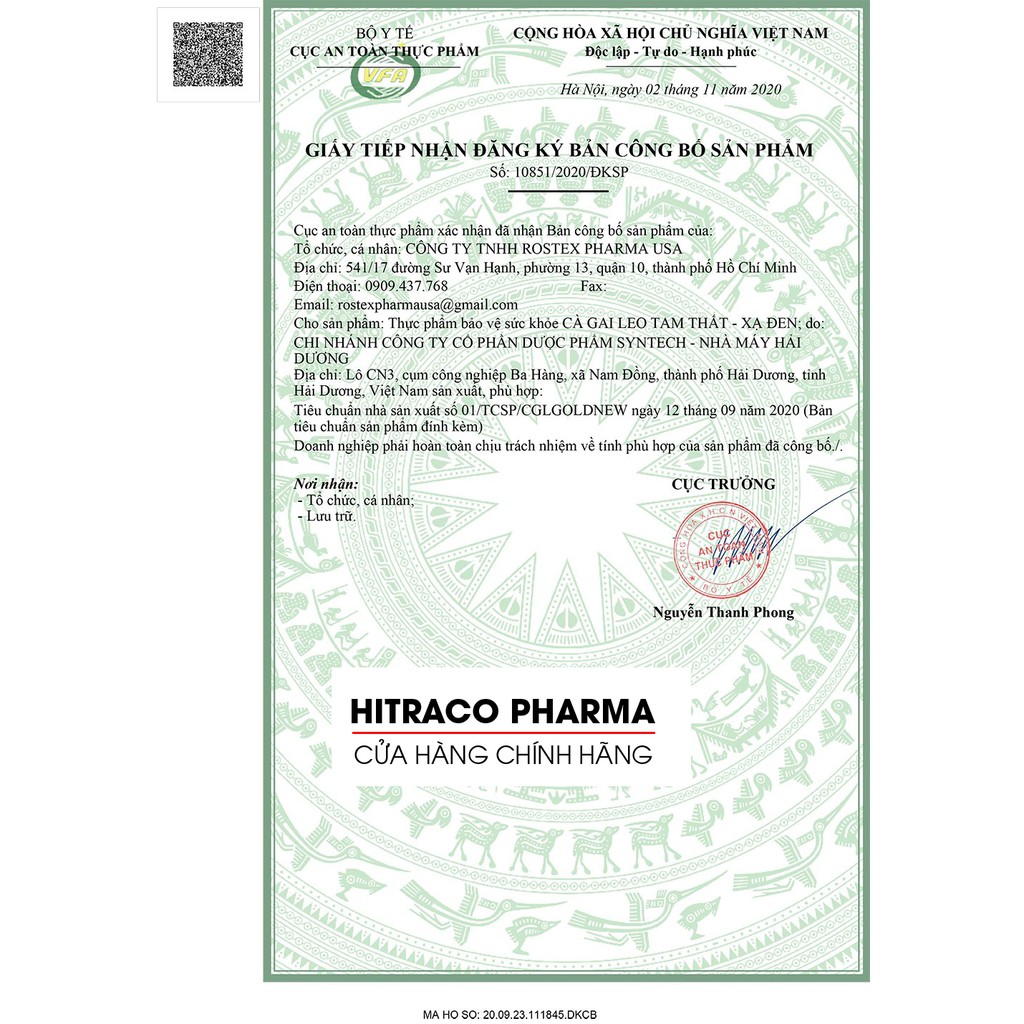 Viên uống bổ gan Cà Gai Leo Tam Thất Xạ Đen mát gan, giải độc gan - Chai 50 viên [Cà Gai Leo Tam Thất Xạ Đen]