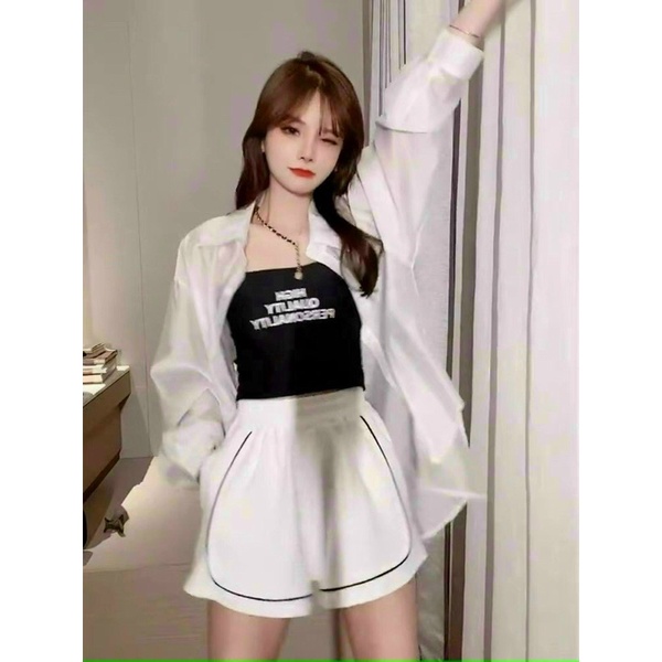 Set 3 Món Áo 2D+Smi+ Quần Kẻ thể thao