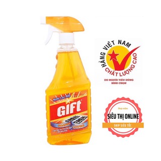 Nước lau kính gift chai 520ml