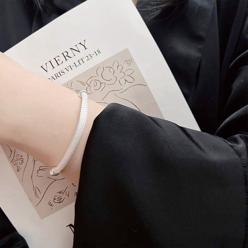 Ygt Vòng Tay Nữ Dạng Hở Chất Liệu Thép Không Gỉ