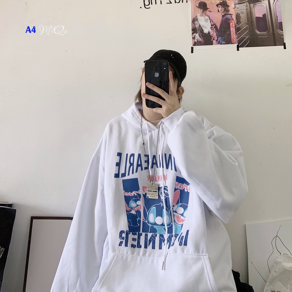 Áo Nỉ Bông Thời Trang UNISEX Hoạ Tiết Stitch Cute 🫐/ HOODIE FREESIZE 💜 MiQa 💜 #10 | BigBuy360 - bigbuy360.vn