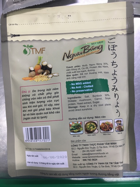 Bột nêm Ngưu báng Tâm Minh