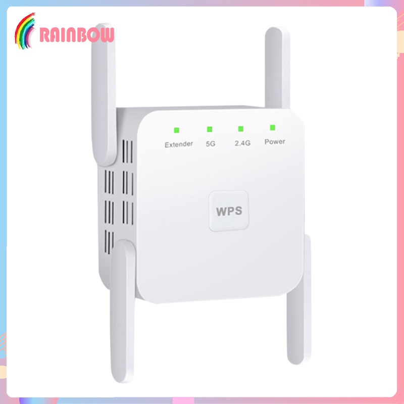 Thiết Bị Khuếch Đại Tín Hiệu Wifi Không Dây 1200mbps 2.4g 5g 4 Ăng Ten Phích Cắm Us | BigBuy360 - bigbuy360.vn