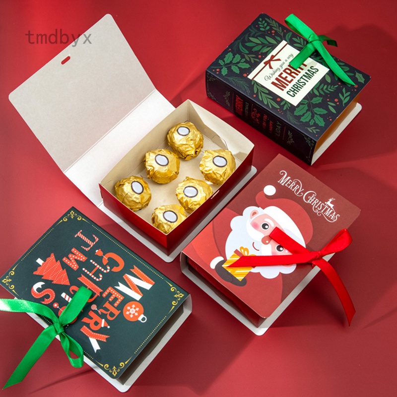 Tmdbyx Hộp đựng kẹo hình cuốn sách ma thuật sáng tạo mới