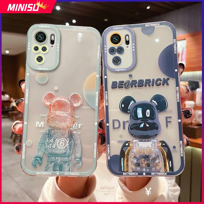 Ốp Điện Thoại Silicon Hình Gấu Dễ Thương Cho Xiaomi Redmi 12C 10 10C 10A 9 9A 9C 9T Note 11 10 9 Pro 11S 10S 9S