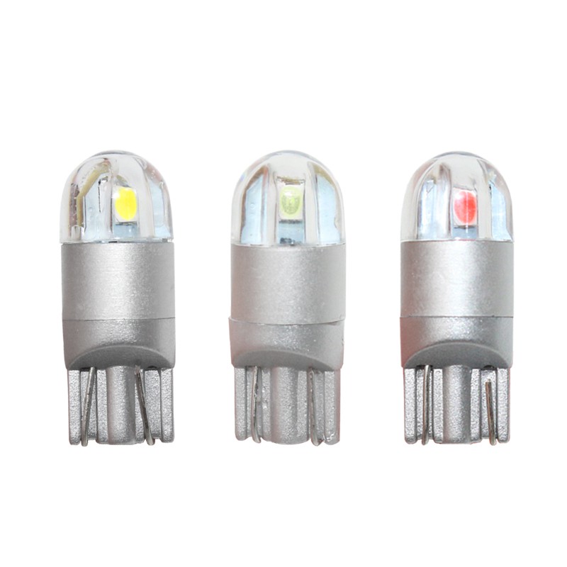 Bộ 10 bóng đèn LED LYMOYO T10 W5W 168 501 3030 25 SMD 12V 6000K dùng trang trí cho biển số xe/đọc sách