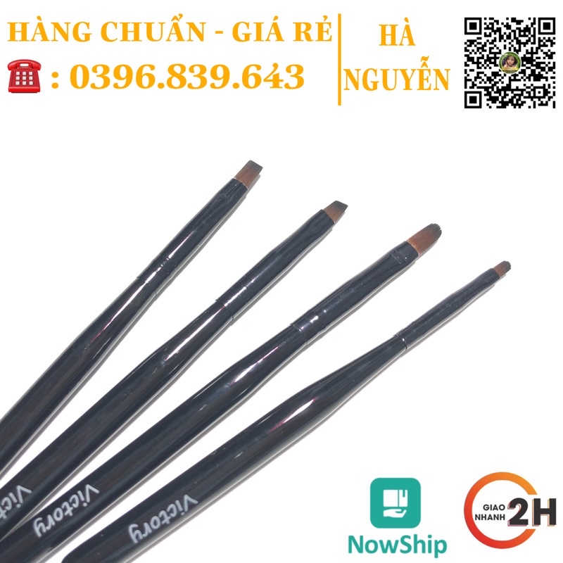 Cọ vẽ Móng, Đắp Gel hoa Cúc - Đầu Vuông - BảnTròn - Cọ Xéo