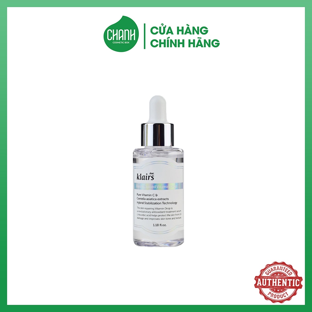 Tinh chất Klairs Freshly Juiced Vitamin Drop 35ml