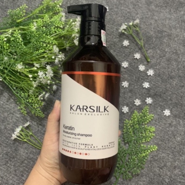 Dầu gội và xã KARSILK 800ml
