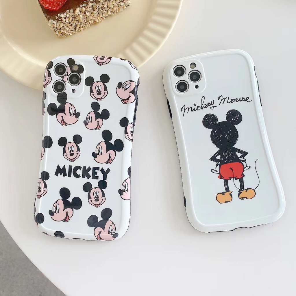 Ốp điện thoại mềm họa tiết Mickey/Minnie đáng yêu cho iPhone11 11Promax 7Plus 7 8 8 X XR XSmax SE2020 | BigBuy360 - bigbuy360.vn