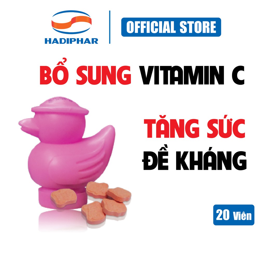 Viên ngậm Glucose C bổ sung vitamin C, tăng cường sức đề kháng (20 viên)