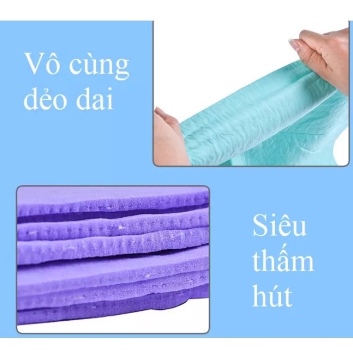 Khăn tắm chó mèo Clean Cham siêu thấm hút - Hàng loại 1 Dày Dặn