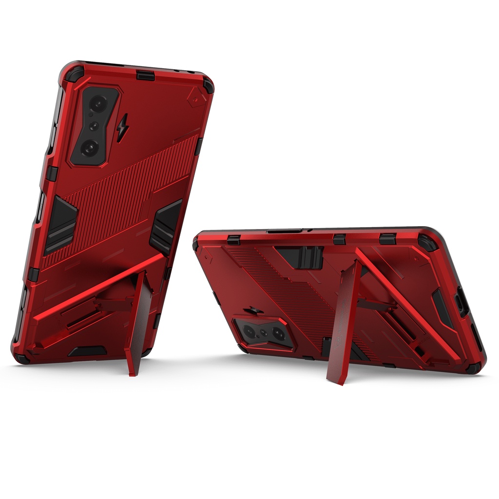 Ốp lưng Redmi K50 Gaming / Poco F4 GT Iron Man Ver 2 chống sốc giá đỡ mặt lưng xem phim bảo vệ camera