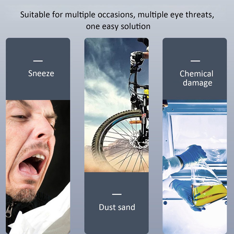 [Hàng mới về] Kính bảo hộ chống sương mù/văng nước thông thoáng thời trang