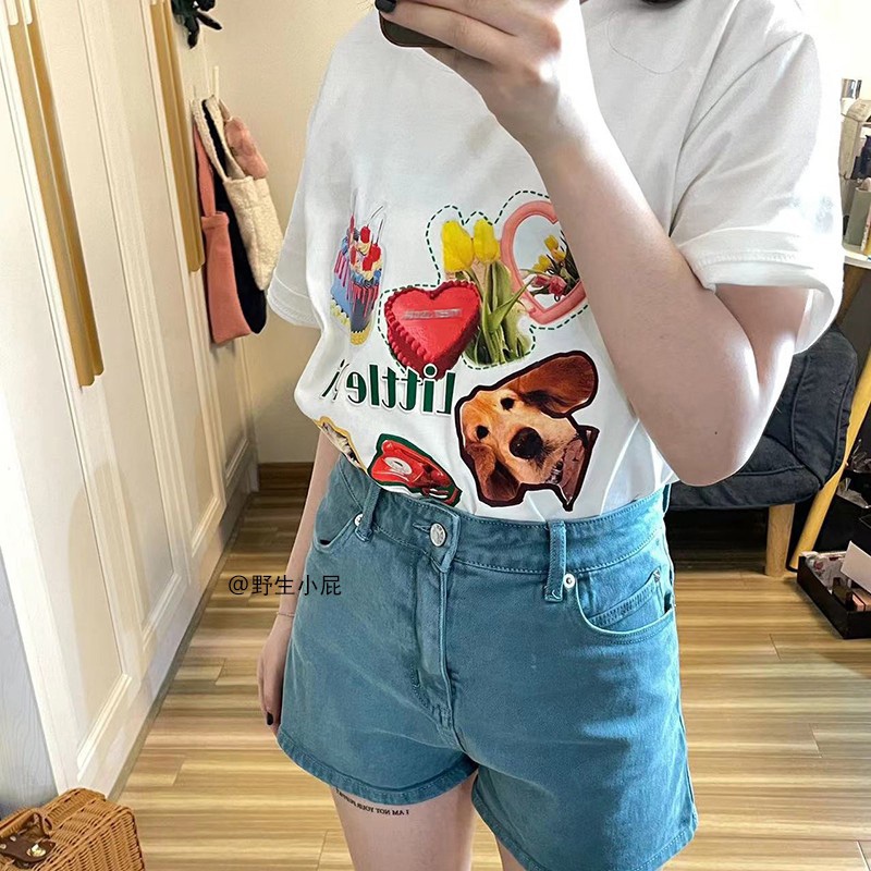 NRVP Áo Thun Cổ Tròn Oversize Thời Trang Hàn Quốc 2022 Cho Nữ