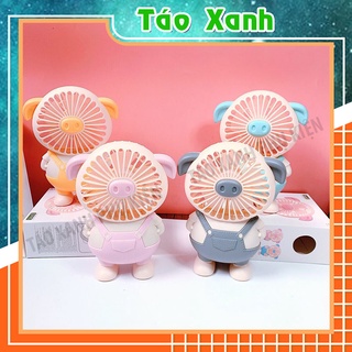 Quạt Mini Cầm Tay -  Lợn Heo Tích Điện (Ngộ Nghĩnh)