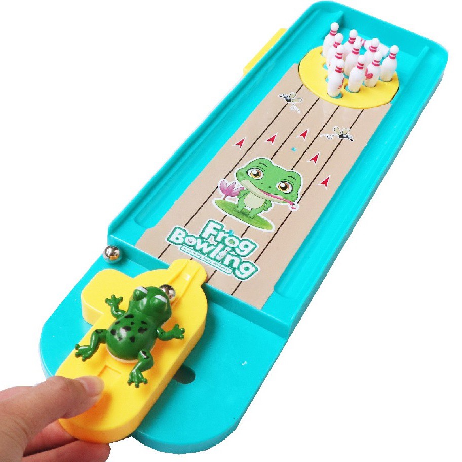 Đồ chơi ếch bắn bowling cho bé