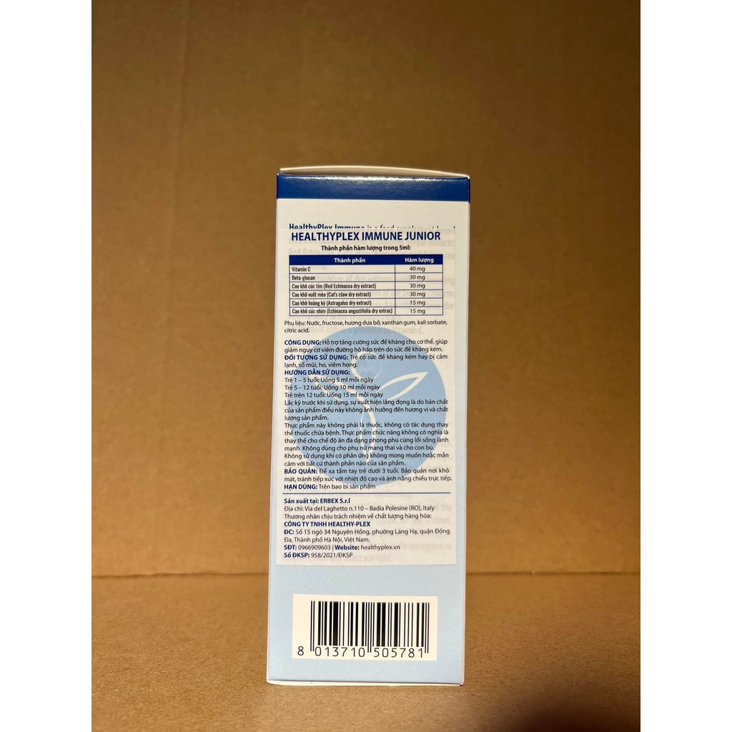 Tăng đề kháng Healthyplex Immune Junior ( 150ml )