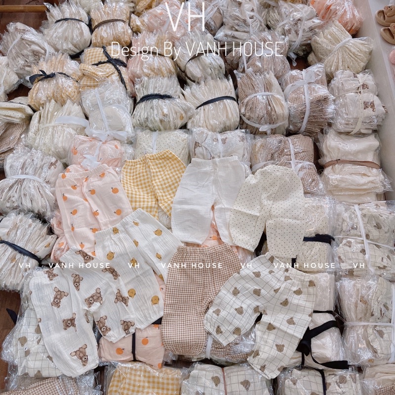 Quần bom xô muslin cao cấp mềm mịn cho bé yêu, chất liệu xô mềm, mát