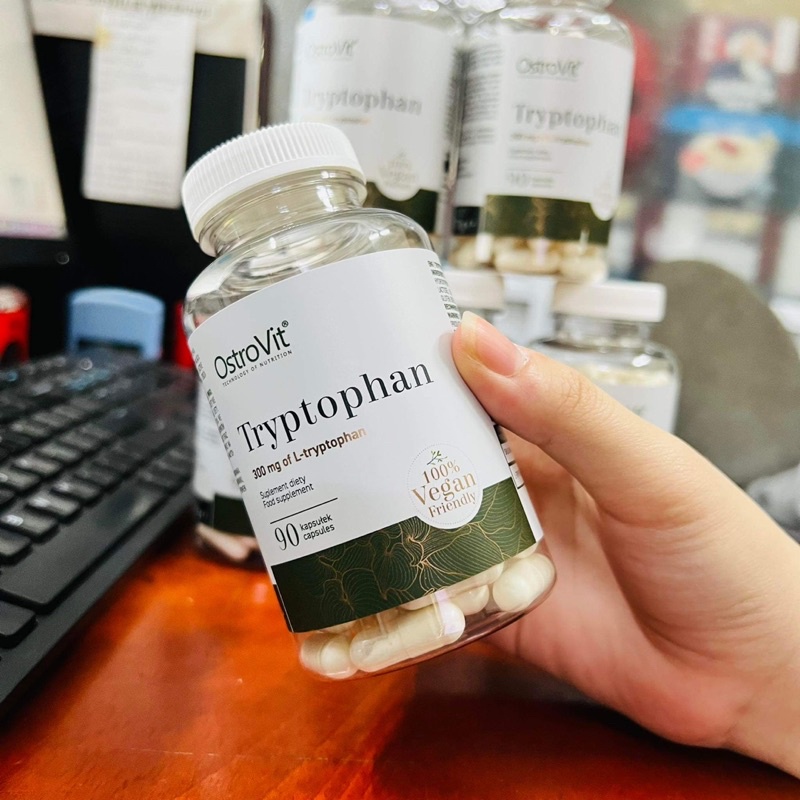 Ostrovit Tryptophan  - Viên uống hỗ trợ cải thiện giấc ngủ, giúp ngủ sâu, ngủ ngon, tăng cường sức khỏe cơ thể 90v