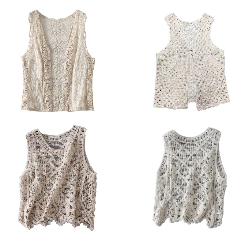 Áo Croptop Dệt Kim Sát Nách Dáng Ngắn Thời Trang Mùa Hè Cho Nữ