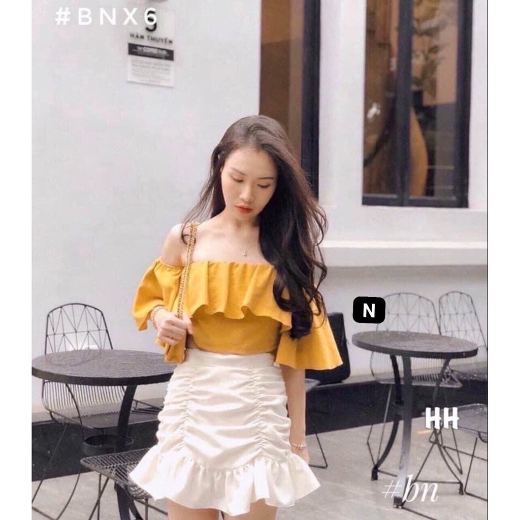áo vàng chốt live 172 váy nude