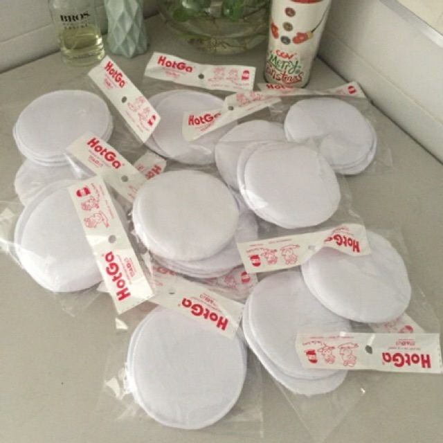 Miếng Thấm Lót Sữa Hotga Giặt Được - Combo 4 Miếng