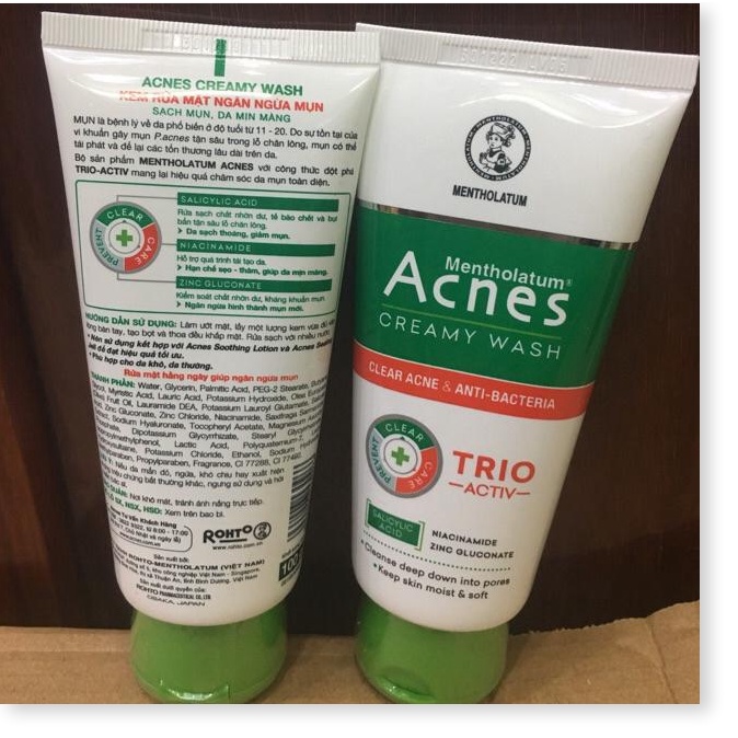 Sữa rửa mặt Acnes 100g- đủ mẫu 😘😘