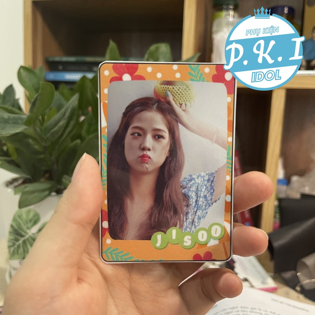 Bộ Card Cứng In Hình Nhóm Nhạc – Các Thành Viên Blackpink Bo Góc