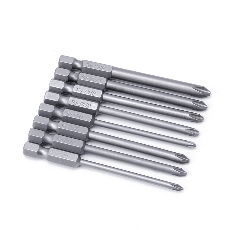 Bộ 8 Tua Vít Đầu Nam Châm 75mm Dài 6.35mm