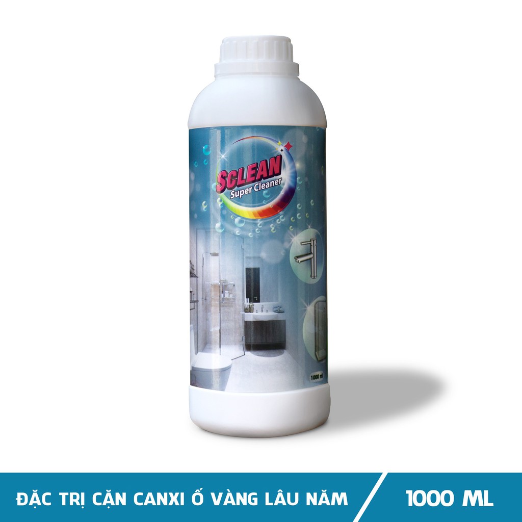 NƯỚC TẨY RỬA CẶN CANXI Ố VÀNG SCLEAN SUPER 1000ML