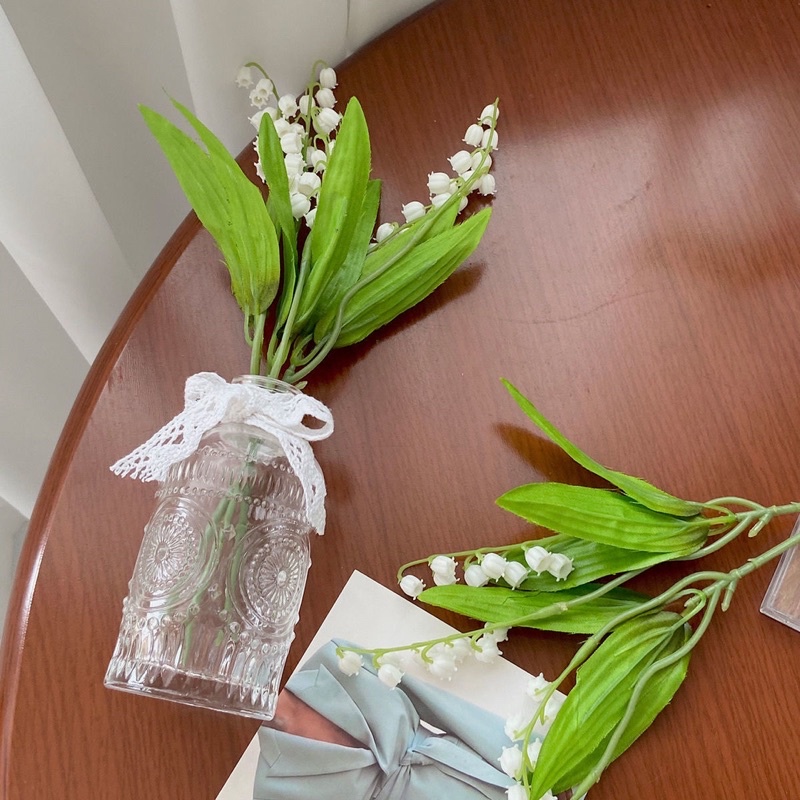 Lọ hoa decor siêu xinh - bình hoa giả để bàn vintage phong cách hàn quốc