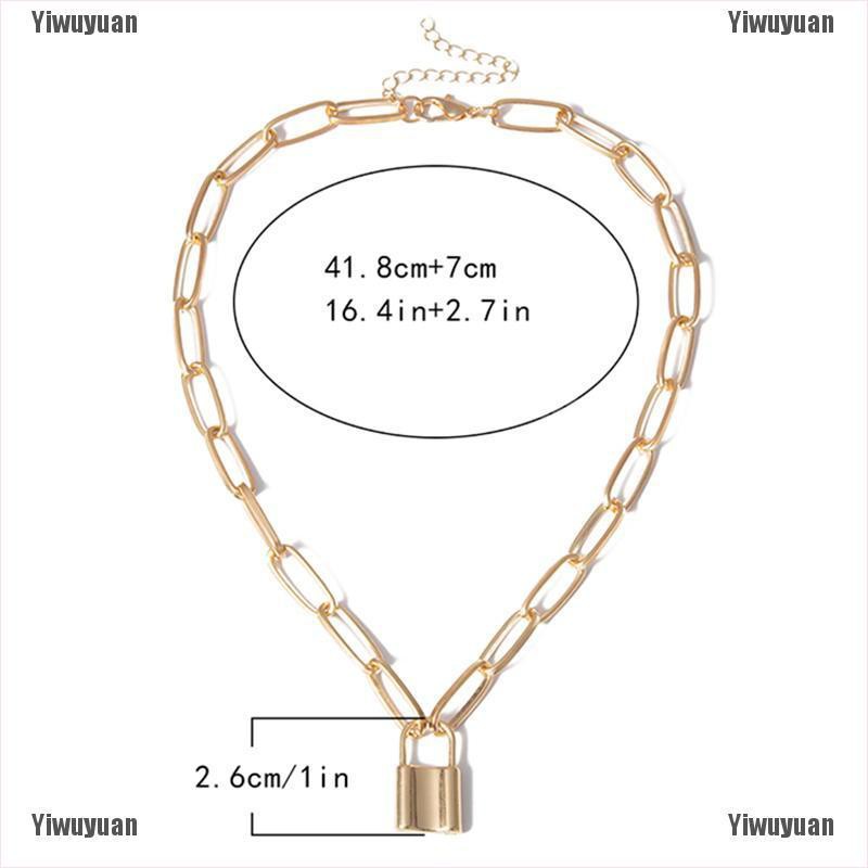 Dây chuyền mặt hình ổ khóa độc đáo cá tính