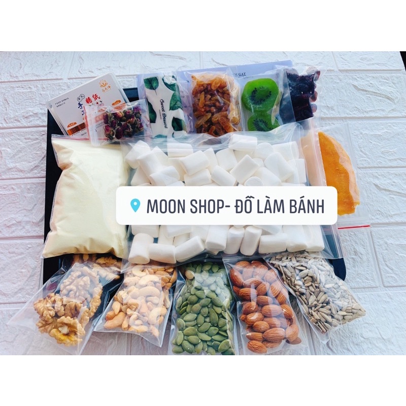 Set nguyên liệu tự làm kẹo Nougat( Kẹo Hạnh Phúc)