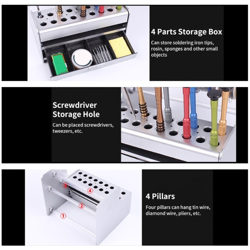 Hộp Đựng Dụng Cụ Sửa Chữa Đa Năng Tiện Lợi