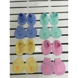 Set bao tay bao chân bo màu Mintuu