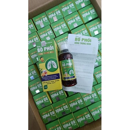 Siro Bổ Phổi Đông Trùng Hogi 120ml bổ phế giảm ho long đờm
