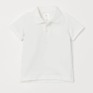 Áo polo trắng hm