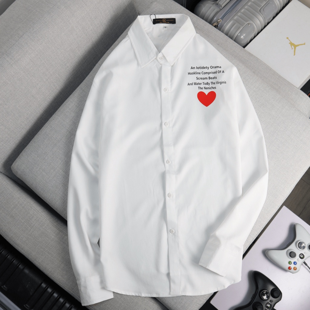 (HCM) ÁO SƠ MI TRẮNG  NAM DÀI TAY NHIỀU MẪU HỌA TIẾT ĐỘC LẠ , MỚI MẺ CHO ANH EM LỰA CHỌN KOKO MI FASHION